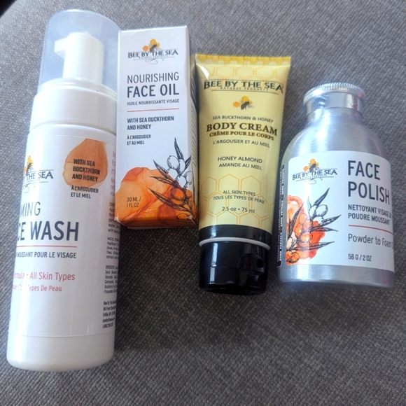 Bee By The Sea Natural Skincare Set - New - Picture 1 of 5